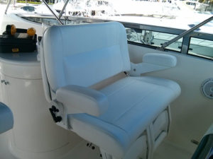 Captain Seat Upholstery - Marine Canvas Miami