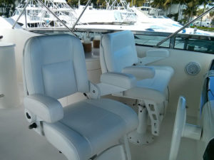 Helm Seat Upholstery - Marine Canvas Miami