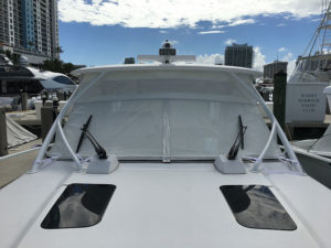 Intrepid boat Windshield Cover - Marine Canvas Miami