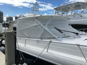 Intrepid Boat Windshield Cover - Marine Canvas Miami
