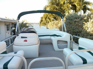 Pontoon Boat Upholstery - Marine Canvas Miami